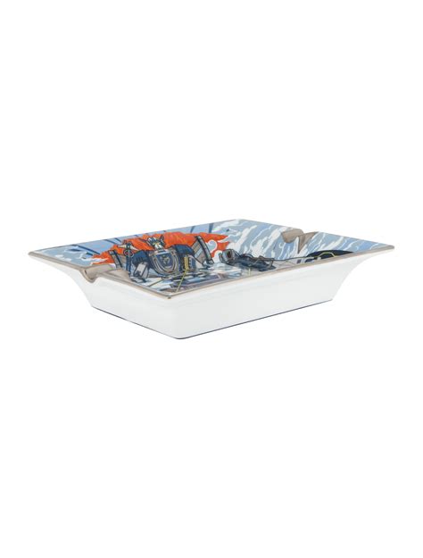 fake hermes ashtray|hermes chariot ashtray blue.